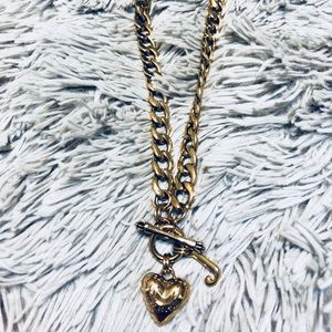 Juicy couture gold necklace